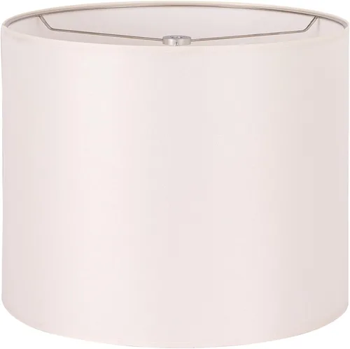 Wellmet Pantalla de Lámpara Requiere Ensamblaje, Pantalla Beige de 16"x16"x12" para Lámpara de Mesa, Lámpara de Noche, Lámpara de Pie, Pantalla de