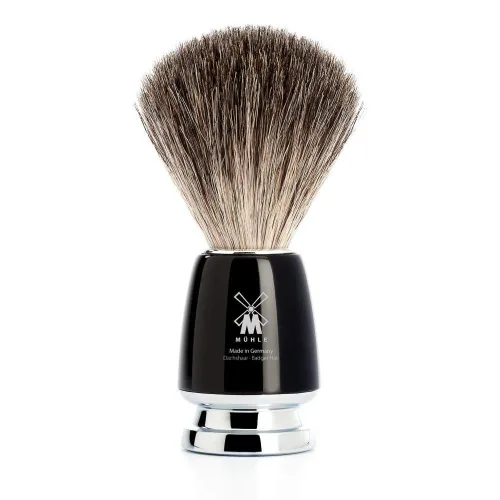 Miniatura 3 de MÜHLE RYTMO - Juego de afeitado húmedo de 3 piezas Pure Badger de 5 cuchillas, moderno y lujoso, perfecto para uso diario, calidad de peluquería