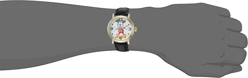 Miniatura 2 de Disney Mickey Mouse - Reloj analógico de cuarzo para adultos, Negro, Vintage