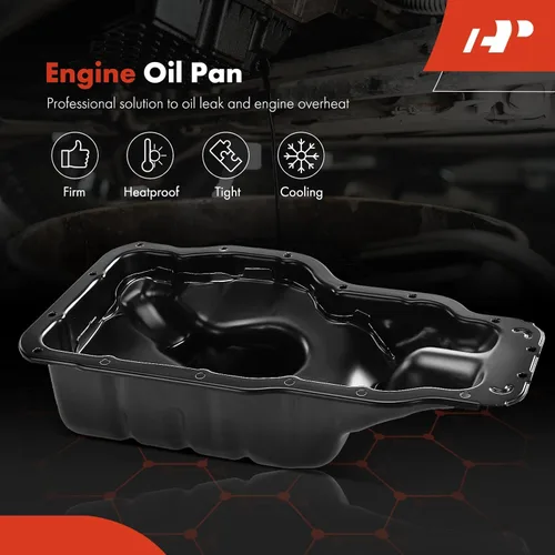 Miniatura 3 de A-Premium Cárter de aceite de motor con tapón de drenaje compatible con Hyundai Elantra 2011-2015 Elantra Coupe GT Tucson Kia Forte Forte Koup
