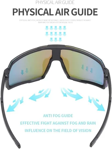 Miniatura 5 de SANPLMG UV400 Paquete de 2 gafas de sol deportivas sin marco para niños y niñas, ciclismo, béisbol, golf, jóvenes, gafas de sol deportivas