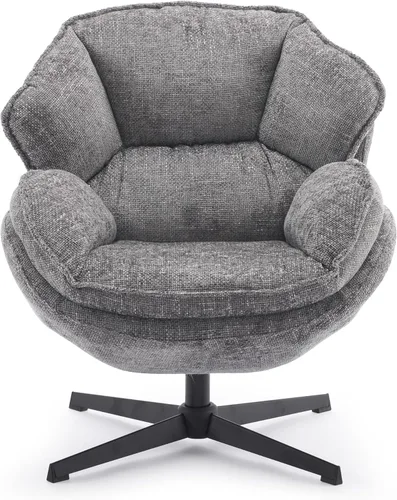 Miniatura 7 de IWMH Silla Giratoria de Acento para Sala de Estar, Sillón Tapizado con Patas de Metal, Silla de Salón Sofá, Cómodas Sillas de Ocio para Lectura