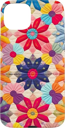 Miniatura 9 de Quilting Flower Blooms Quilt Pattern Case for iPhone 17