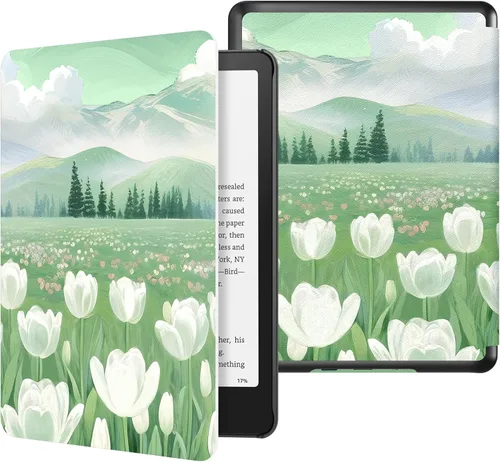 Miniatura 35 de MoKo Funda para Kindle Paperwhite de 12ª generación 2024 de 7 pulgadas y Kindle Colorsoft Signature Edition 2024, ligera funda protectora