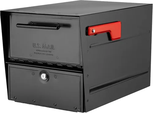 Miniatura 13 de Architectural Mailboxes Oasis® Eclipse™ Buzón Seguro con Cerradura Aprobado por USPS, Resistente, Anti-Robo de Acero Montado en Poste para Exterior