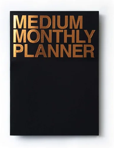 JSTORY, planificador mensual mediano, sin fecha, para todo el año, papel grueso premium, ecológico, encuadernado con costura A5, 16 meses, 150 g/m²,