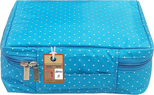 atorakushon Estuche de viaje para maquillaje, organizador de cosméticos, bolsa de almacenamiento portátil para artistas, bolsa con cremallera con