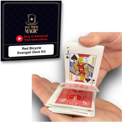 Miniatura 16 de Ilusiones de cartas para magos principiantes a profesionales: aparición, teletransporte, transformando milagros (Baraja Svengali azul)