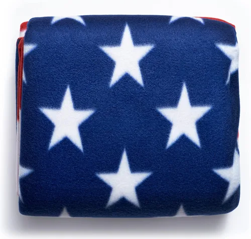 Miniatura 6 de Manta con la bandera estadounidense, manta de felpa de poliéster de los Estados Unidos, decoración del hogar con bandera estadounidense