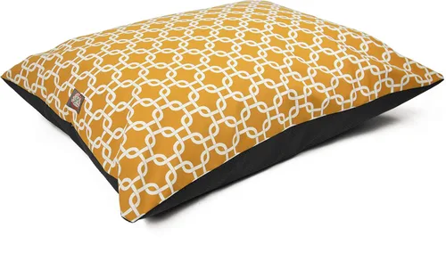 Miniatura 32 de Majestic Pet Cama rectangular para perros tamaño mediano, lavable, cama antideslizante y cómoda para mascotas, cama para jaula para perros, almohada
