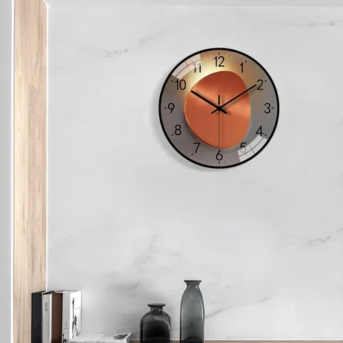 Miniatura 5 de Wall Clock, 8 Inch Silent Non Ticking Modern Wall Clock, Clear and Easy to Read for Living Room Meeting Rooms Bedroom Kitchen Office Decor