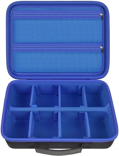 Miniatura 10 de Caja de almacenamiento para más de 2700 tarjetas, organizador de viaje compatible con TCG/para Topps Baseball Sports/para C.A.H/UNO/para MTG