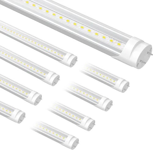 Miniatura 18 de Bombillas fluorescentes de recambio de 4 pies, bombillas LED T8 de 4 pies tipo A+B, 24W (equivalente a 65W) 3200LM, 3000K blanco cálido, tubo de 48