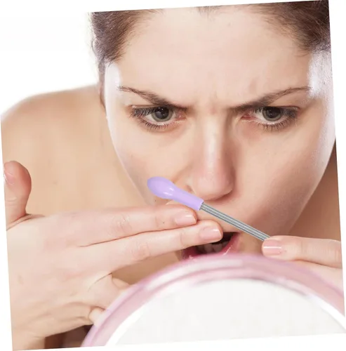 Miniatura 3 de WOONEKY 4 pinzas para enhebrar el cabello, para resorte de labio superior, dispositivo de extracción de vello facial, removedor de vello facial