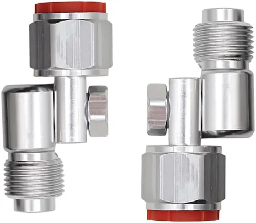 Miniatura 5 de 235486 Junta giratoria de rosca de 7/8 pulgadas para pistola de pintura sin aire, rotación de 180 grados (2 unidades/paquete)
