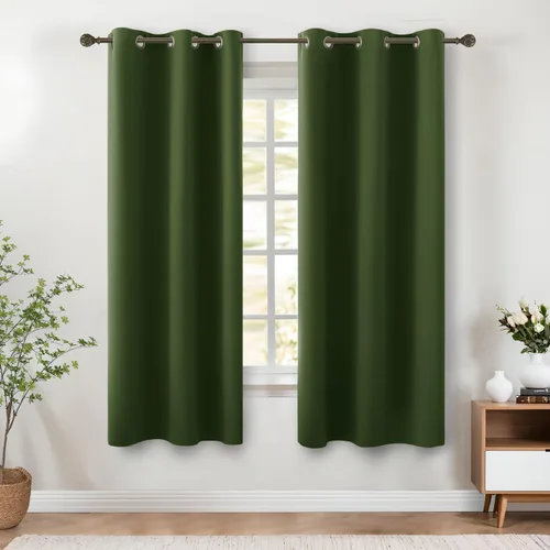 Miniatura 27 de Cortinas opacas de 72 pulgadas extra anchas para dormitorio, puerta corrediza de vidrio y patio, 2 paneles con ojales para oscurecer ventana grande