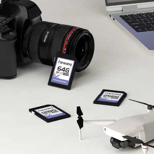 Miniatura 7 de fanxiang Tarjeta de memoria SDXC de 64 GB, UHS-I, C10, U3, V30, video Full HD y 4K, hasta 100/45 MB/s de lectura/escritura, para entusiastas