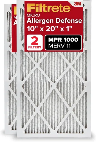 Miniatura 13 de Filtrete - Filtro de aire para aire acondicionado y calefactor, 12 x 12 x 1 pulgadas, MPR 1 MERV 11, defensa contra alérgenos, paquete de 2
