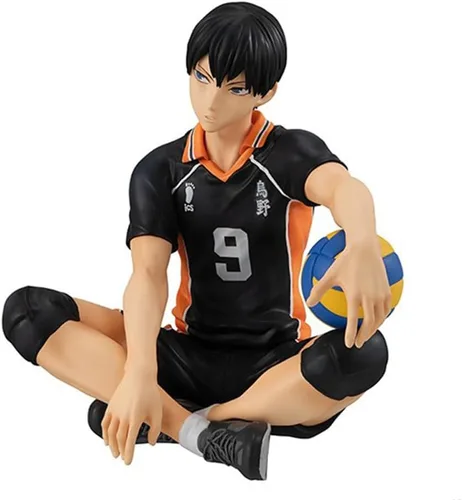Miniatura 3 de QAHEART Shoyo/Tobio Kageyama Figura de Modelo de Niño en Posición Sentado, Modelo de Muñeco de PVC, Adornos de Escritorio