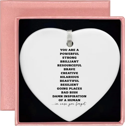 Miniatura 147 de Adorno Colgante Navideño en Forma de Corazón - Felicitaciones por la Nueva Casa, Regalo para Nuevo Propietario - Adorno para la Casa de Compradores