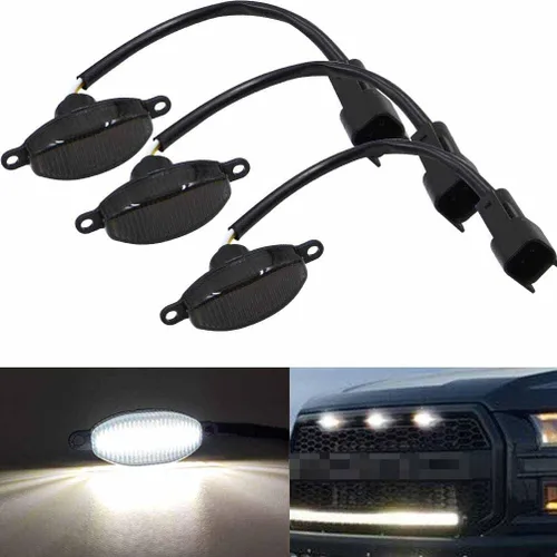 Lentes ahumadas xenón blanco LED Rapter luces para Ford F150 SVT Rapter Pick Up 2010-2014 Ford Rapter Pick Up 2017-2019 Ford Rapter Pick Up
