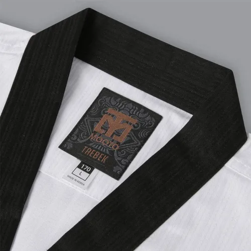 Miniatura 5 de Mooto Korea Taekwondo Poomsae Uniform WT Logo Taebek Dan MMA Martial Arts Karate Judo Kick Boxing