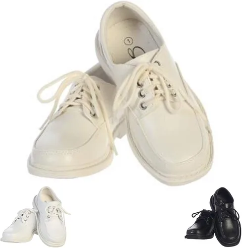 Lito Children's Wear Zapato de vestir para niños, comunión con cordones, boda, graduación, zapato mate formal