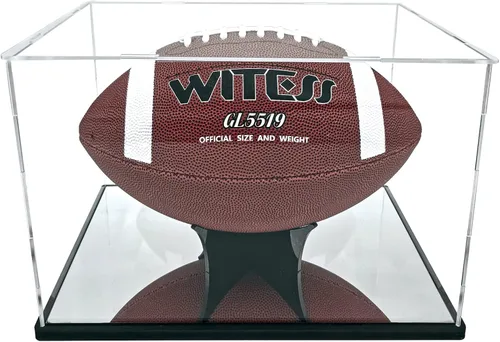 Miniatura 12 de WANLIAN Vitrina transparente para sombreros, soporte de acrílico para gorra de béisbol con elevadores de acero inoxidable, perfecto para gorras