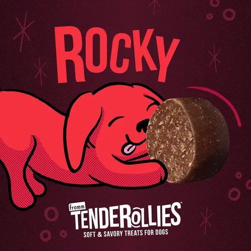 Miniatura 8 de Fromm Tenderollies Beef-a-Rollie - Golosinas para perros, suaves y saladas, receta de carne de res, 8 onzas
