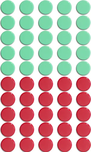 Miniatura 13 de Qualsen Imanes para nevera, 20 imanes para refrigerador, pequeño imán para pizarra blanca, mini imán lindo para refrigerador, casillero, pizarra 10