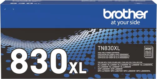 Miniatura 2 de Cartucho de tóner Brother TN830XL Negro de alto rendimiento - Imprime hasta 3,000 páginas(1)