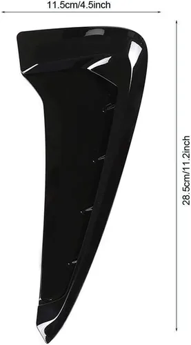 Miniatura 4 de 2 piezas para BMW X5, rejilla de ventilación lateral F15 X5M F85, calcomanía de ABS con orificios en malla para guardabarros lateral, rejilla