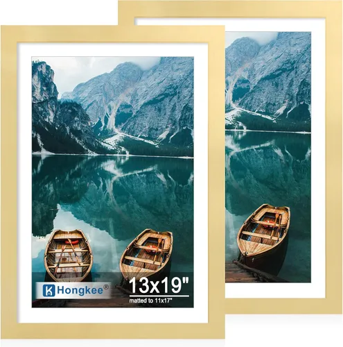 Miniatura 184 de Hongkee - Juego de 2 marcos de fotos, HK042515-MD5.5X8.5-BK(2PK)