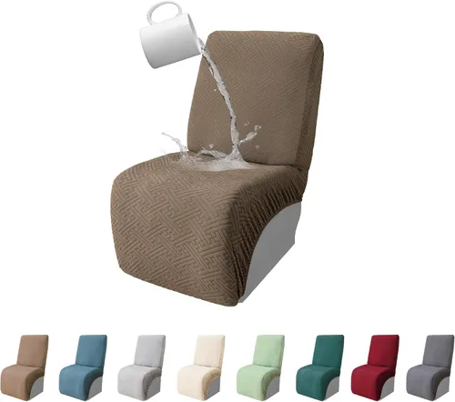 Miniatura 43 de Fundas de sofá reclinable seccional 100% impermeables para sofá reclinable en forma de L, funda de sofá modular de esquina en forma de L, fundas