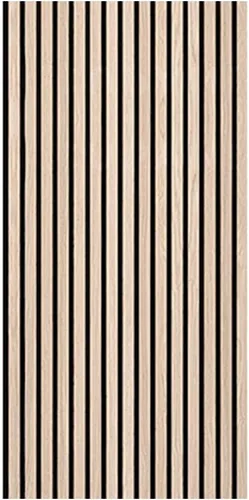 Miniatura 15 de Paneles acústicos de pared acústicos, paneles grandes insonorizados, panel de absorción de sonido acanalado 3D con acabado de madera, tratamiento
