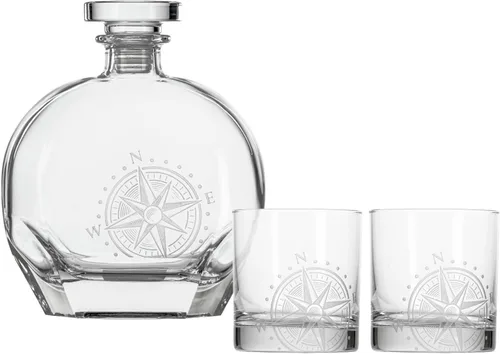 Miniatura 12 de Rolf Glass Compass Star - Vaso de vino sin tallo, vasos sin tallo de 15.75 onzas, juego de 4, cristalería con temática náutica, elegante vaso