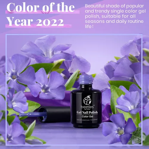 Miniatura 133 de Beetles - Esmalte de uñas de gel marrón – 0.5 onzas líquidas de esmalte de gel marrón oscuro, lámpara LED UV para uñas, regalo de manicura para I