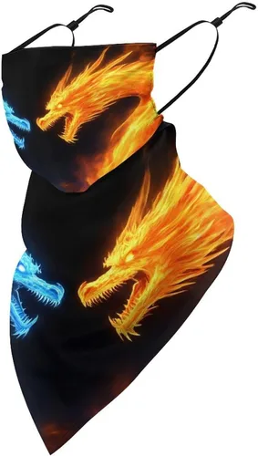 Bufanda reutilizable con protección solar UV para las orejas, bandana reutilizable para la cara Color985