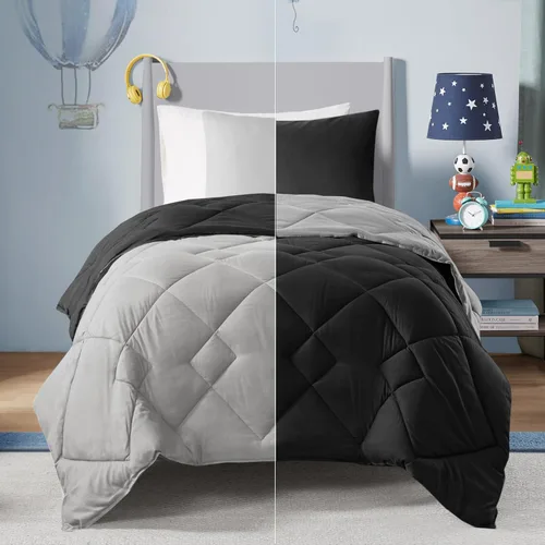 Miniatura 33 de Comfort Spaces Vixie Juego de Edredón Reversible - Cubierta Acolchada Geométrica Casual de Moda, Ropa de Cama Acogedora Alternativa de Plumón