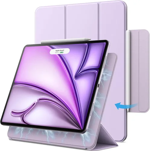 Miniatura 7 de JETech Funda magnética para iPad Air de 11 pulgadas M3/M2 (2025/2024), iPad Air 5/4 (2022/2020 5ª/4ª 10.9 pulgadas), iPad Pro 11 (2018), Negro