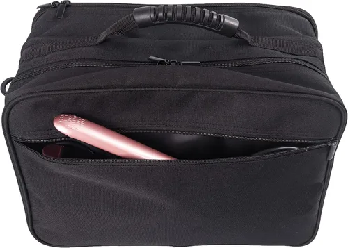 Miniatura 7 de Bolsa de herramientas de peluquería para peluquería de gran capacidad, equipo de pelo de poliéster, organizador de hombro, kit de aseo