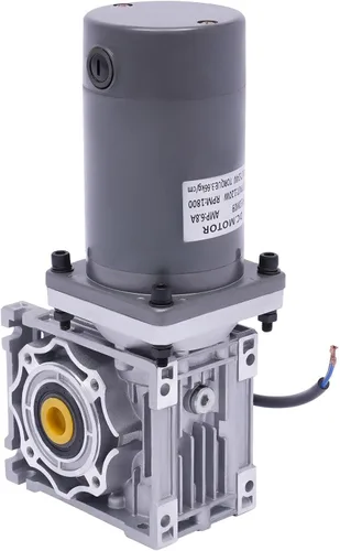 Miniatura 8 de Motor de engranajes eléctrico 120W DC 24V Reductor de engranajes helicoidal Caja de engranajes Motor eléctrico de engranajes RV 50K 35Nm Motor 120W