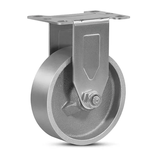 Miniatura 63 de Ruedas industriales resistentes de 3 x 1.25 pulgadas, capacidad de 350 libras, ruedas de hierro fundido y marco de acero para carros, carritos