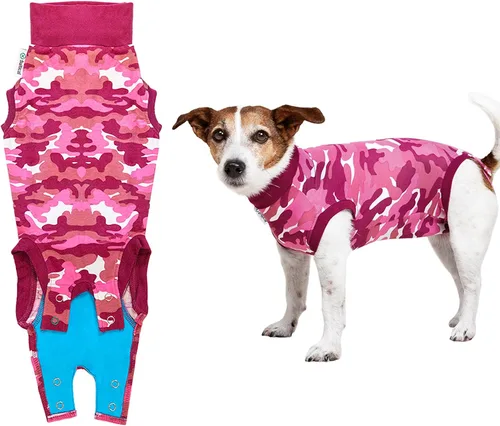 Miniatura 11 de Traje de recuperación Suitical para perros, de color negro, XXS, Negro