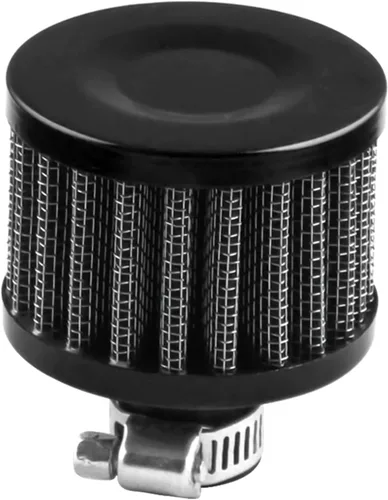 Filtro de aire de 0.472 in Filtro de entrada de aire frío Filtro de entrada de aire Turbo Vent Filtro limpiador negro universal para coche y