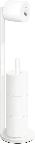 Miniatura 9 de Soporte para papel higiénico, soporte para papel higiénico de níquel cepillado, soporte para papel higiénico independiente, almacenamiento de papel