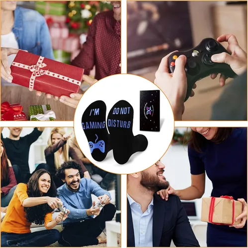 Miniatura 6 de Calcetines de juego Do Not Disturb, calcetines de gamer, regalos para adolescentes, niños, mujeres, padres, padres, hijos, amantes del juego