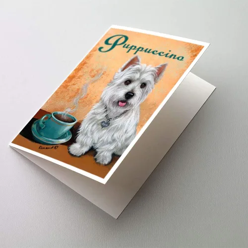 Miniatura 283 de Caroline's Treasures PPP3013GCA7P - Tarjetas de felicitación y sobres para mascotas de Basset Hound Teacher, paquete de 8 tarjetas en blanco