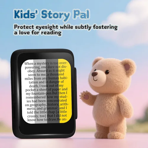 Miniatura 7 de Reproductor de MP3 para niños con Bluetooth y altavoz, reproductor de música portátil simple para niños, radio FM de 32 GB, lector de libros Negro