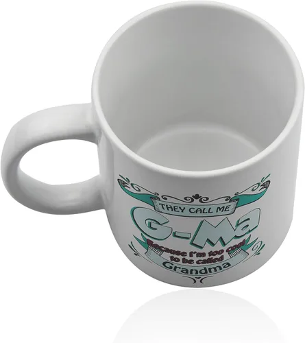 Miniatura 5 de Taza G-MA 11 oz. taza de cerámica blanca. Taza de café Gma.